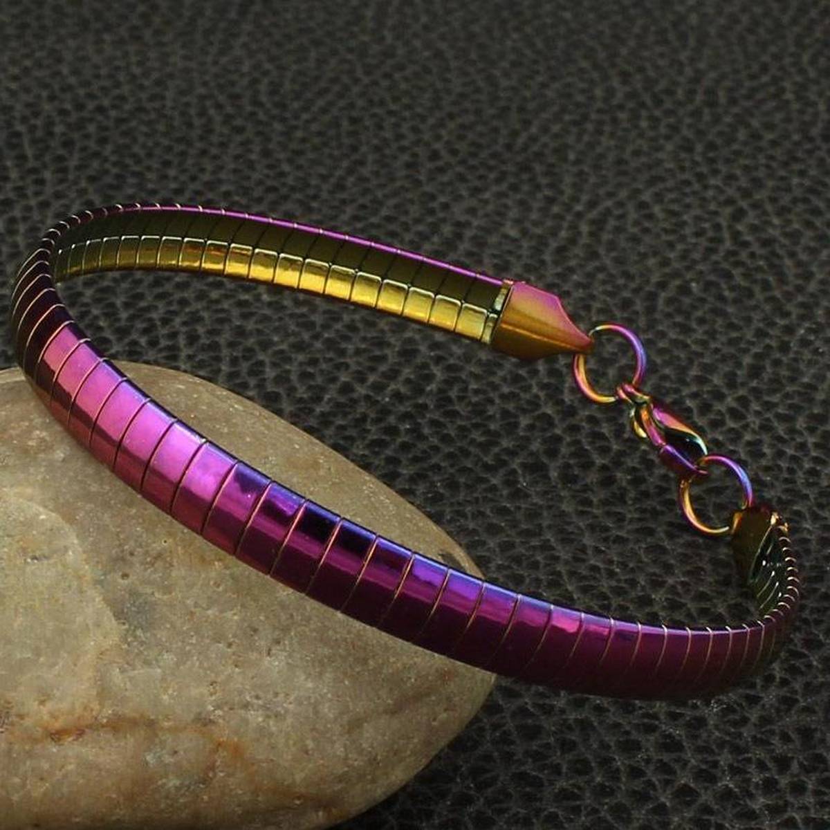 Trendy Classy Rainbow Elegant 6mm Bracelet – bracelet Online in Pakistan | Hanaya