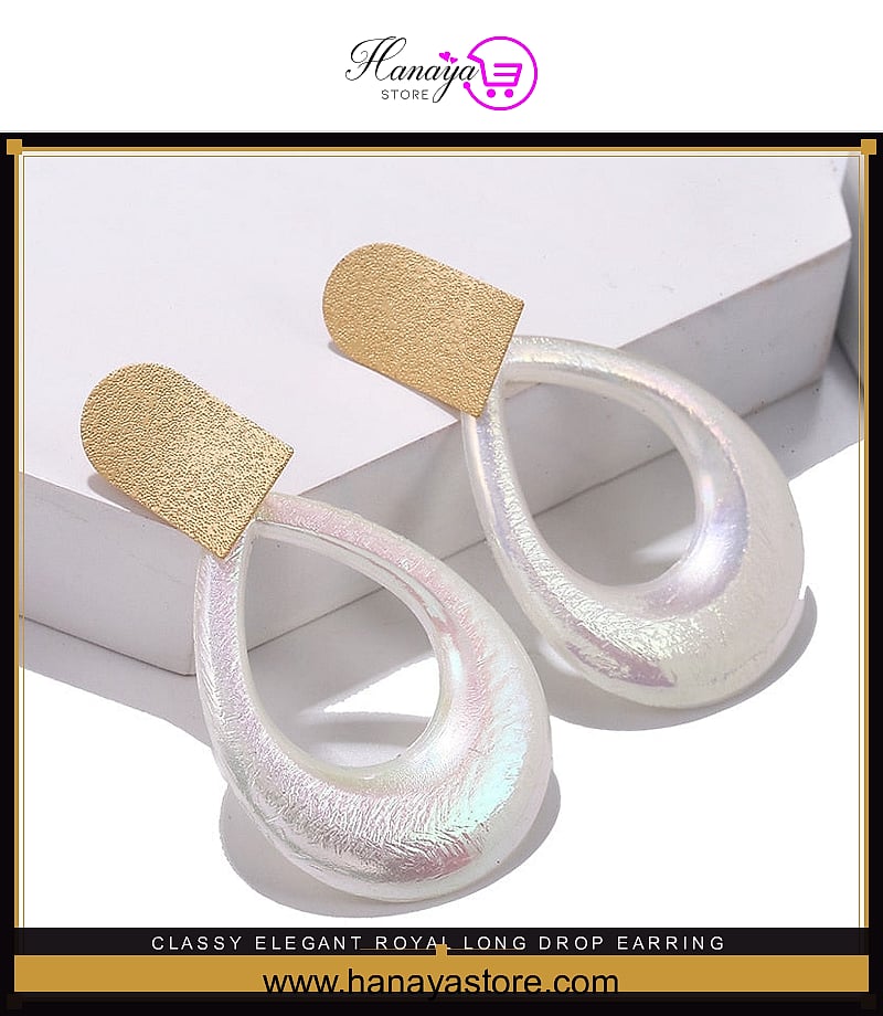 Classy Elegant Royal Long Drop Earring – Earrings Online in Pakistan | Hanaya