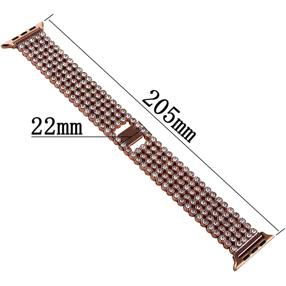 Premium Quality Ladies Compatible for APPLE iWatch Elegant 38/40mm Series 1/2/3/4/5/6 – Image 3 of 3