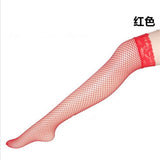Long Fishnet Socks Women Lace Stay Up Hold Ups Stocking – Image 3 of 4