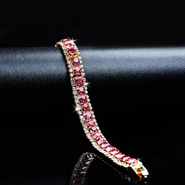 HS Crystal Bracelet Zircon Full Rhinestone – bracelet Online in Pakistan | Hanaya