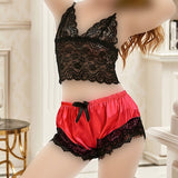 Premium Quality Nightdress Pajama Pajamas Set Stretch Body Con Mini Dress Sleepwear Lingerie Nightgown – Image 6 of 6