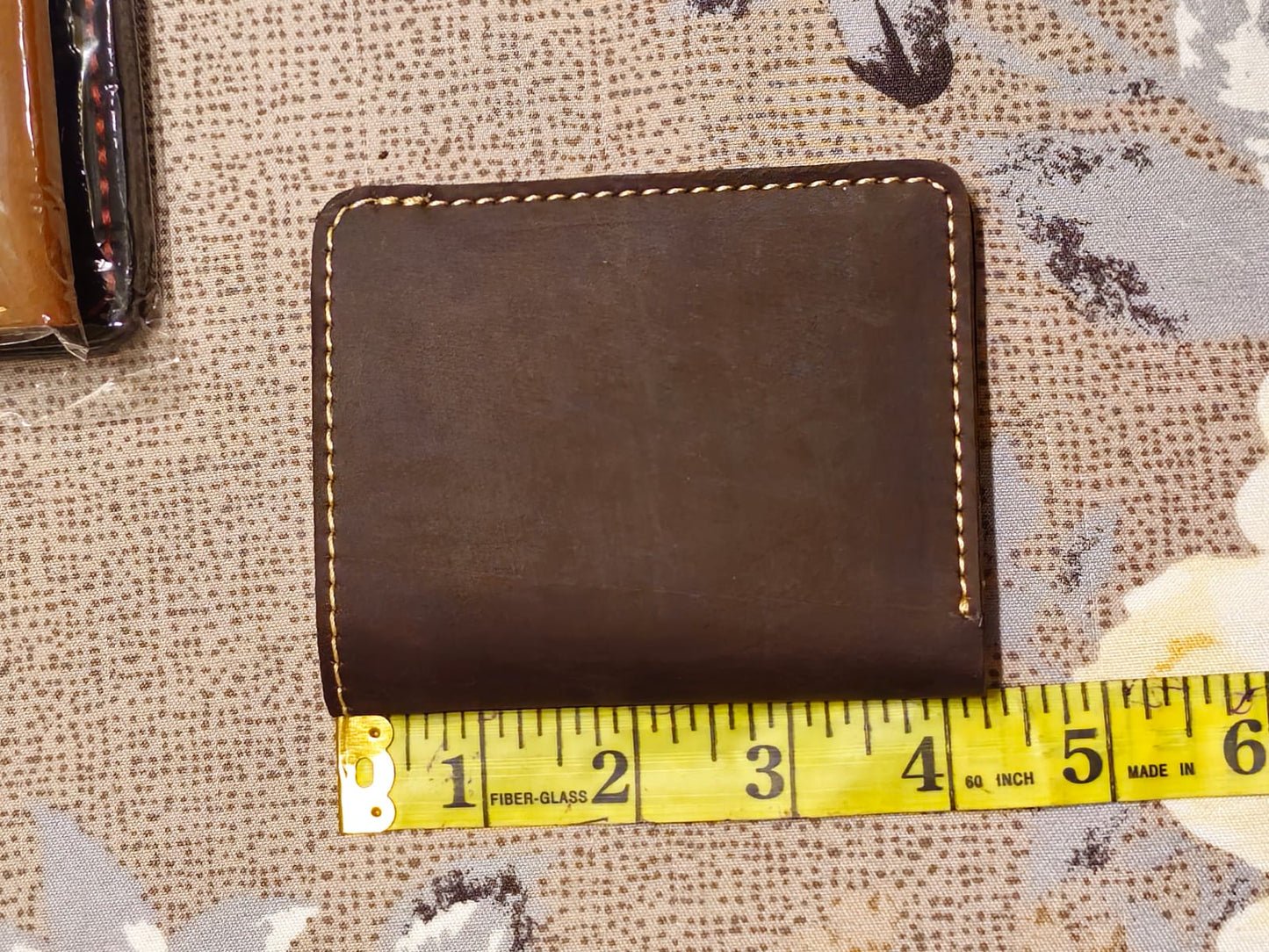 Genuine Leather Wallet for Men | Crazy Horse Pull-Up Cowhide Bifold Wallet with Card Slots & Cash Compartment