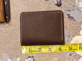 Genuine Leather Wallet for Men | Crazy Horse Pull-Up Cowhide Bifold Wallet with Card Slots & Cash Compartment