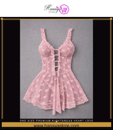 One Size Premium Quality nightdress Heart Love stretch bodycon mini dress sleepwear lingerie nightgown Bridal Wear Nightwe...