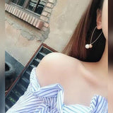 Wire Bend Classy Fish-Shaped Trendy Earrings – Close Up – Earrings | Hanaya Pakistan