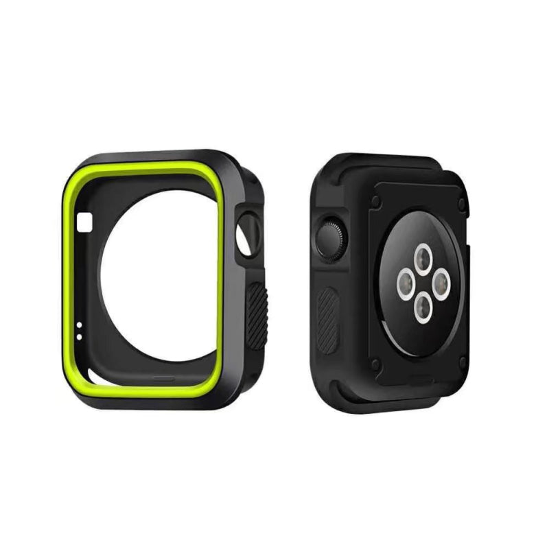 High Quality Super Soft Silicone Bumper Case Compatible forAPPLE Watch 44mm Series 4 5 – Detail View – Accessories for Wom...