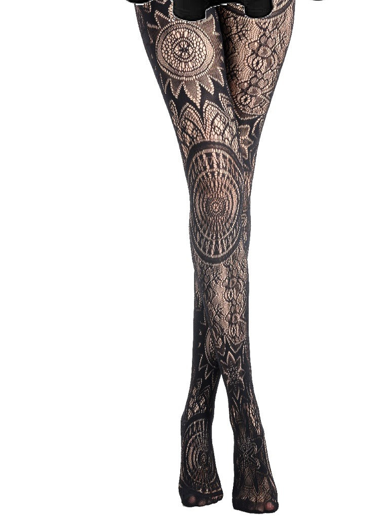 Women Lace Full Socks Long Tights Legging Stockings – Image 3 of 14