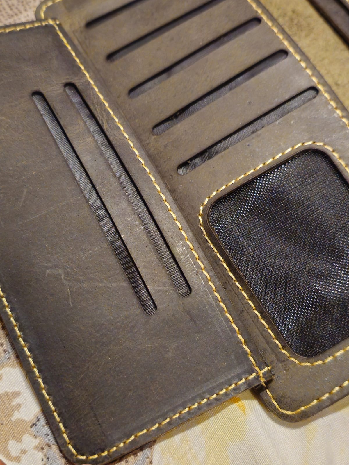 Genuine Leather Wallet for Men | Crazy Horse Pull-Up Cowhide Bifold Wallet with Card Slots & Cash Compartment