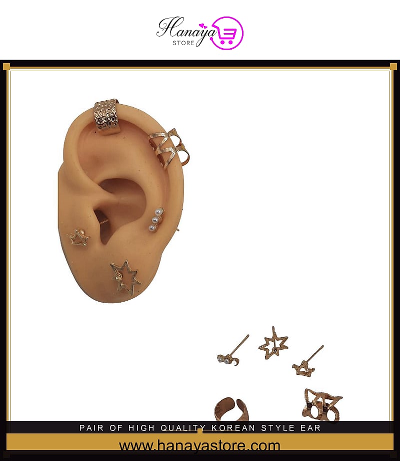 Pair of High Quality Korean Style Ear Cuff Style & Elegant Stylish Earring