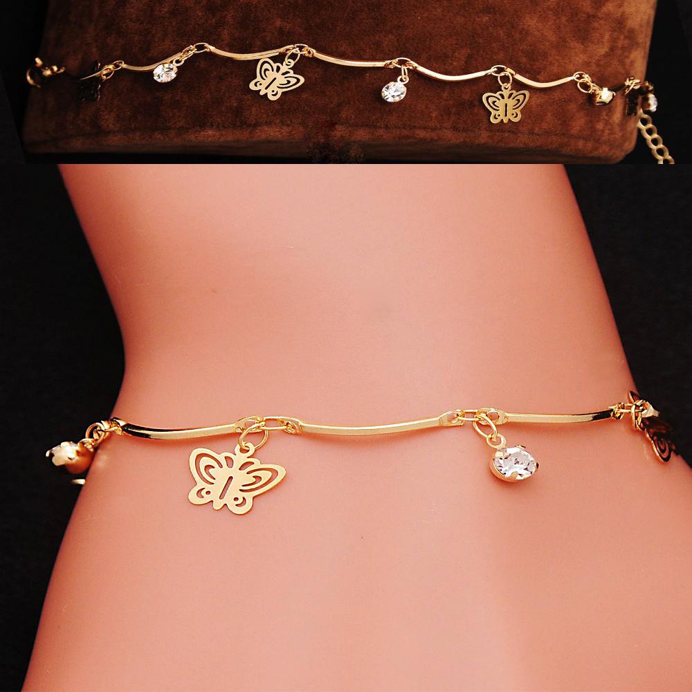 Trendy Classy Royal Elegant anklet for girls stylish anklet for girls stylish korean fashion fashion jewellery shop jewelr...