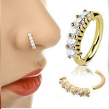 Piercing 8mm Thin Nose Ring Nostril Body Jewelry 1 Piece – Buy nose jewelry online in Pakistan