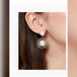 Classy Pearl Antique Exquisite Elegant Stylish Earring