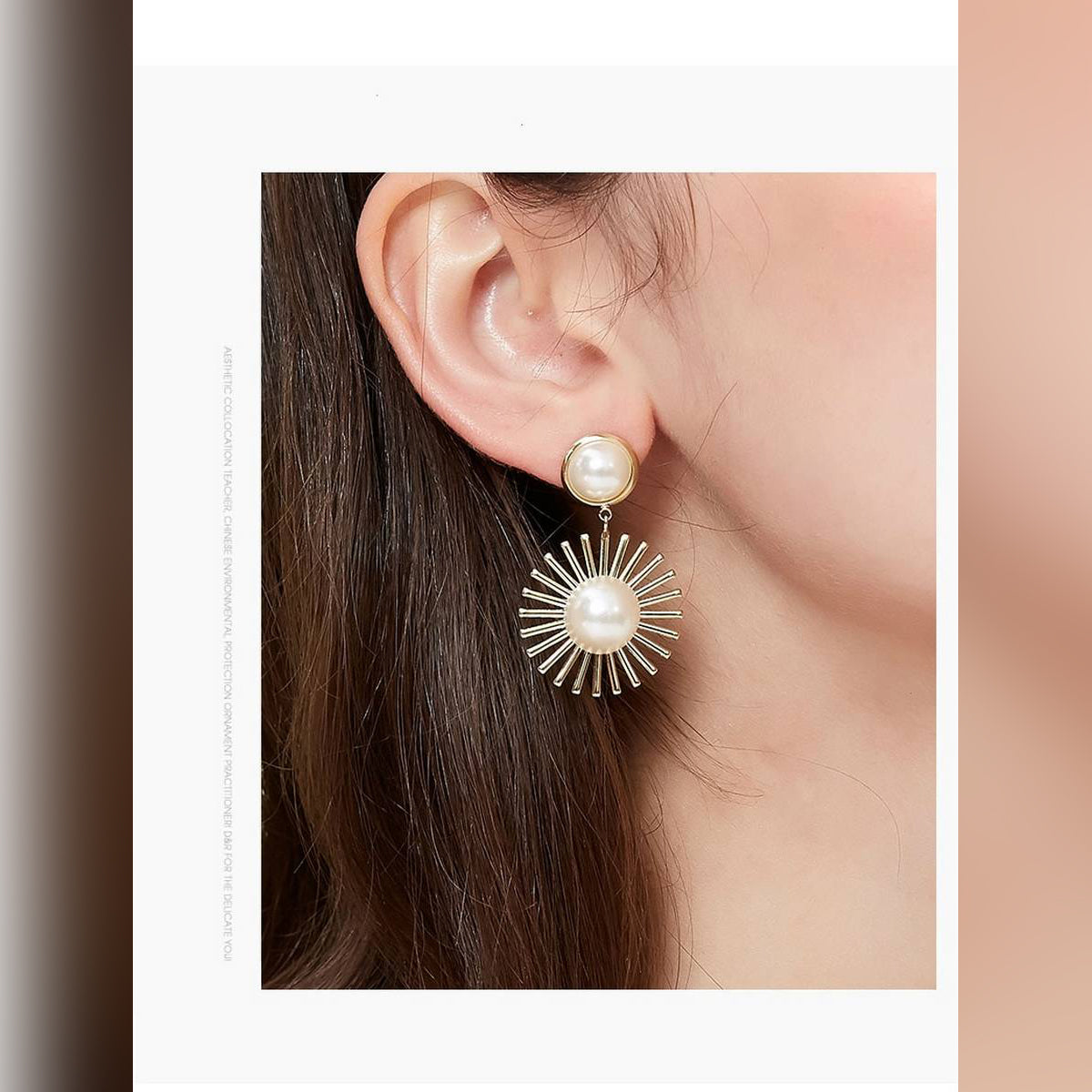 Classy Pearl Antique Exquisite Elegant Stylish Earring