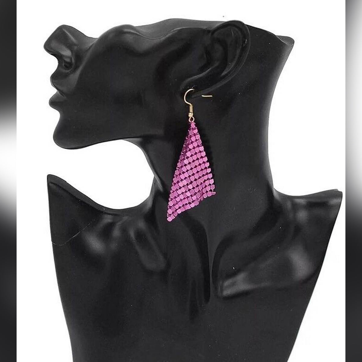 Hanya Collection Royal Sequins Tassel Crystal Trendy Earring – Accessories Online in Pakistan | Hanaya