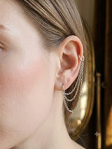 1 Piece 8MM Hinged Satainless Steel Earring Clicker Piercing Cartilage Helix Earring