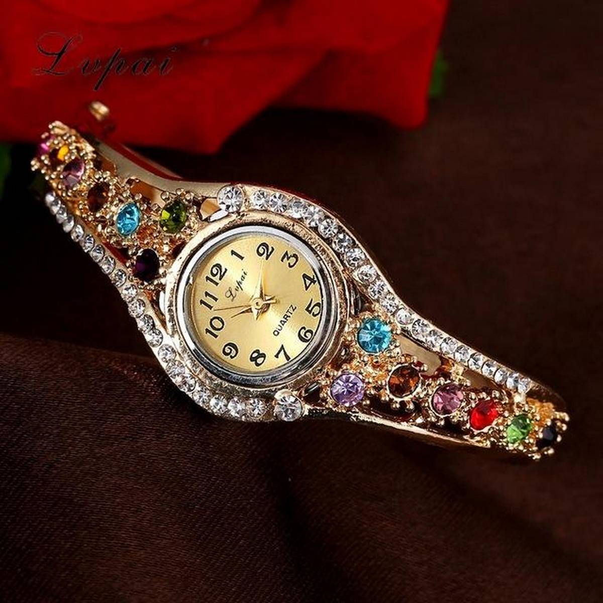 Elegant Royal Charm Watch Wedding Fashion Jewelry – Accessories Online in Pakistan | Hanaya