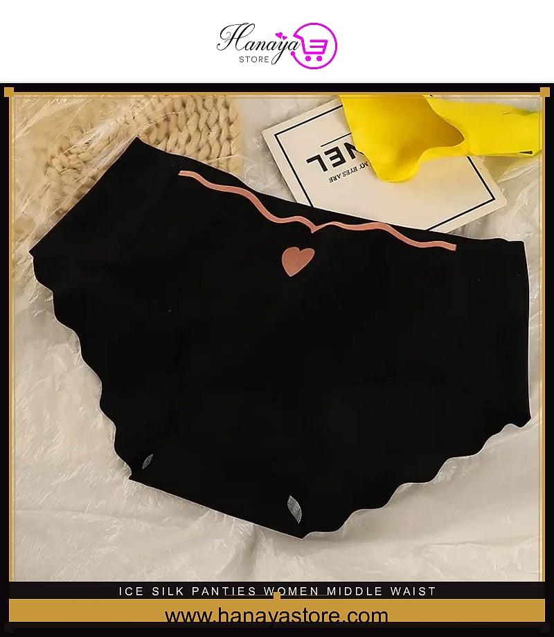 Ice Silk Panties Women Middle Waist Briefs High Premium Quality Panty Underwear Panties Underpants Lingerie for Girls Women Ladies Female 45 60kgs Weight – Buy bra & panty online in Pakistan
