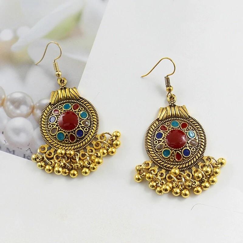 Luxury Trendy Jhumki Tassel Earring For Women – Earrings Online in Pakistan | Hanaya