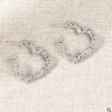 Classy 3 CM Small Heart Trendy Elegant Earrings – Close Up – Earrings | Hanaya Pakistan