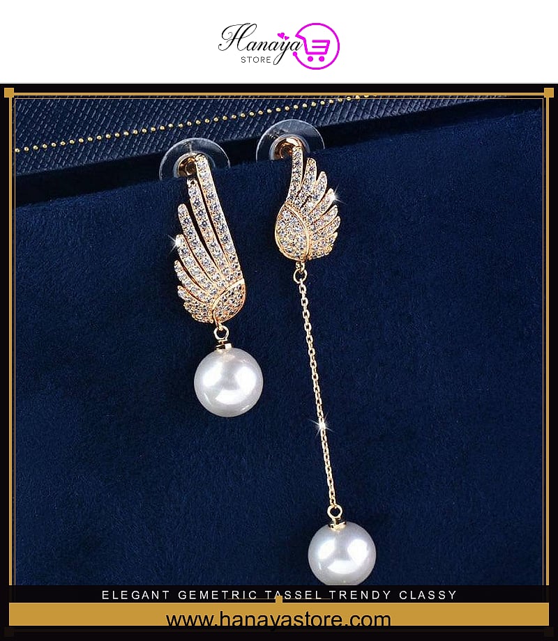 Elegant Gemetric Tassel Trendy Classy Earrings – Earrings Online in Pakistan | Hanaya