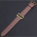 STRAP Vintage Premium Quality Compatible For APPLE 42/44mm Series 1/2/3/4/5/6 - STRAP only – Detail View – Accessories for...