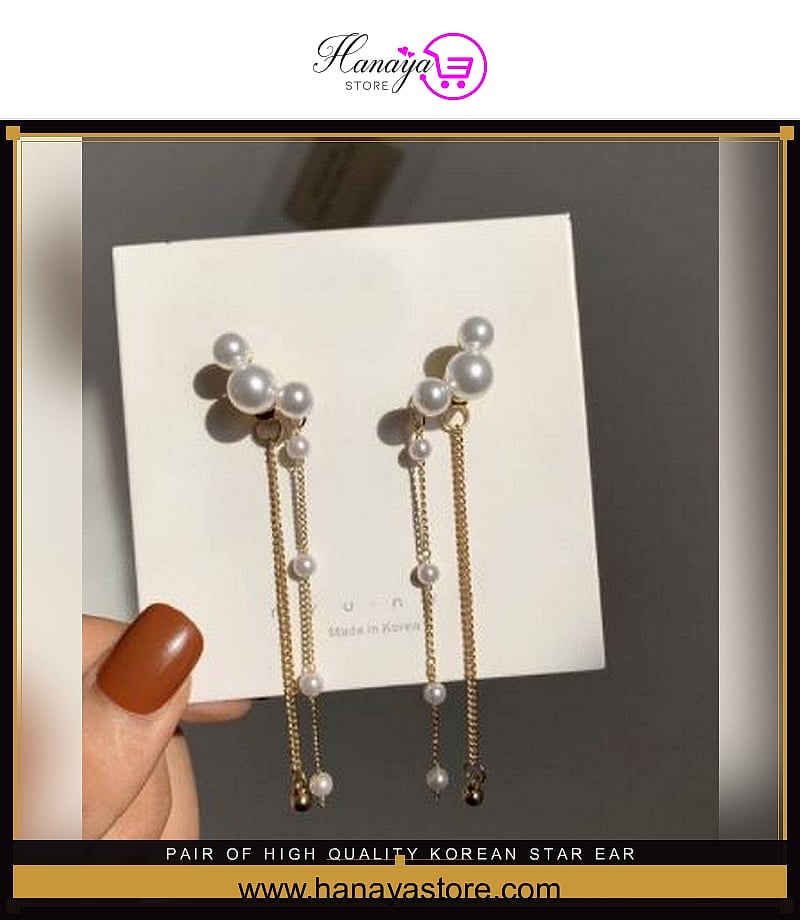 Pair of High Quality Korean Star Ear Cuff Style and Elegant Stylish Earring Trendy – Earrings Online in Pakistan | Hanaya