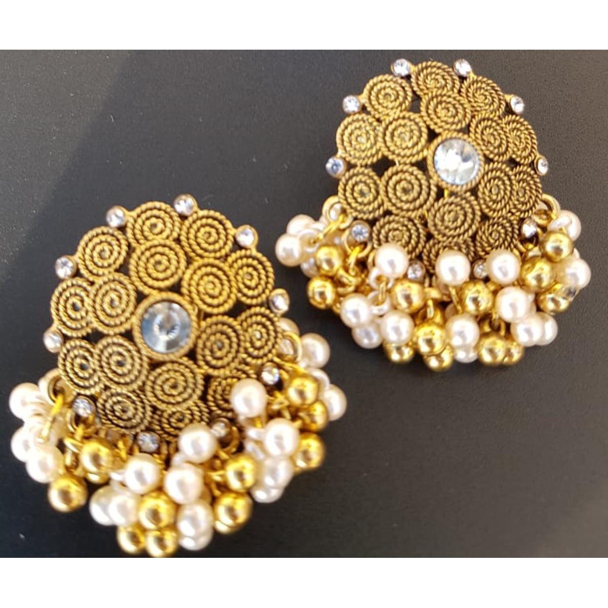 Antique Classy Tassel Drop Earring – View 4 – Earrings | Hanaya Pakistan