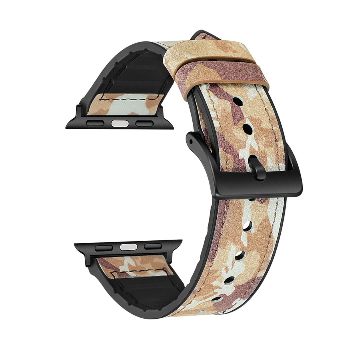 STRAP Premium Quality 38/40mm Series 1/2/3/4 Leather Silicone Compatible For APPLE - STRAP only – Close Up – Accessories |...