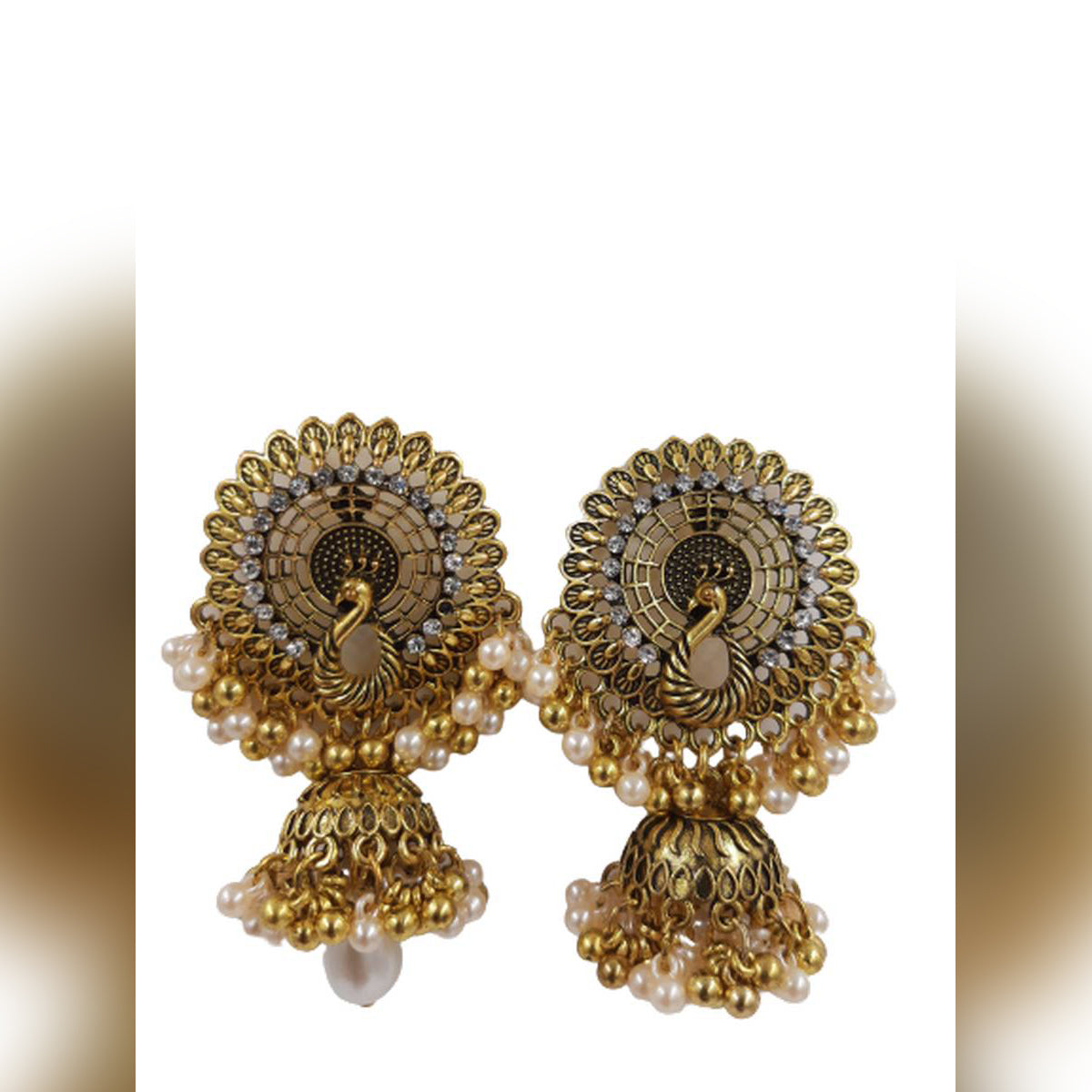 Royal Classy Elegant Tassel Jhumka Stylish Earring – Close Up – Earrings | Hanaya Pakistan