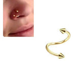 Piercing Thin Nose Ring Crystal Nostril Body Jewelry 1 Pc – Buy nose jewelry online in Pakistan