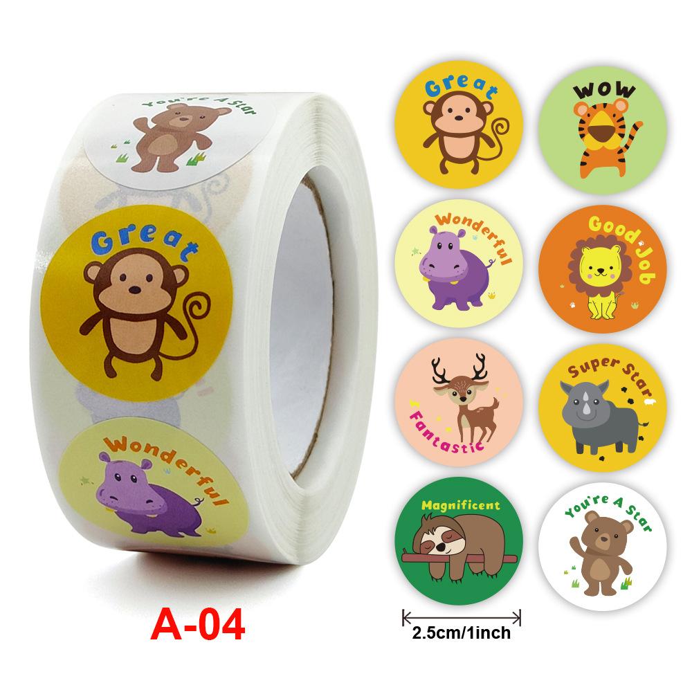 100pcs Classroom Reward Stickers – 25mm Kids Word Stickers for Teachers & Student Encouragement – Stickers Online in Pakis...