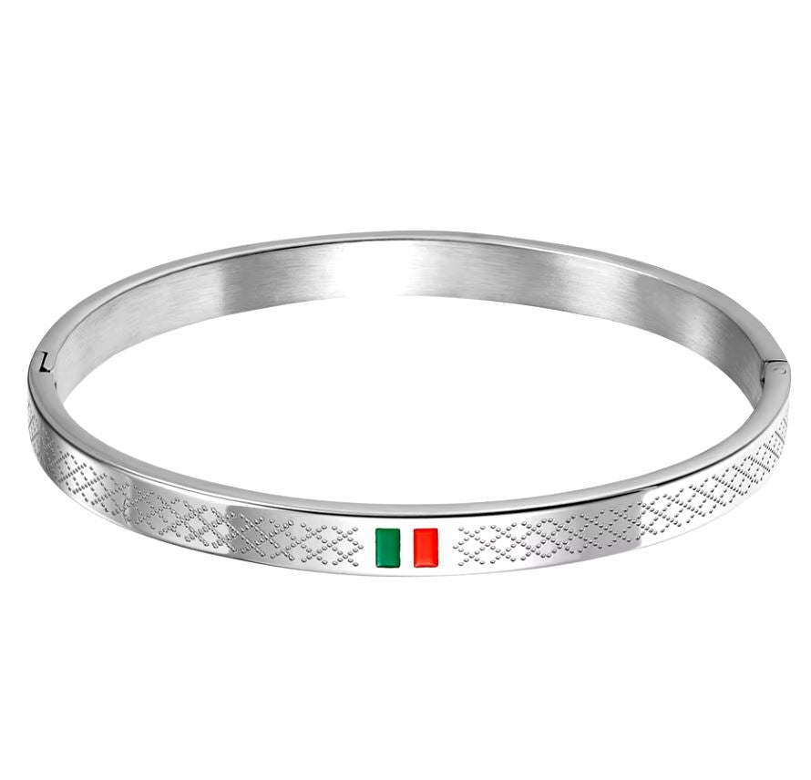 Premium 8mm unisex stainless steel bracelet – kara kada for men and women daily wear Pakistan – Hanaya Store