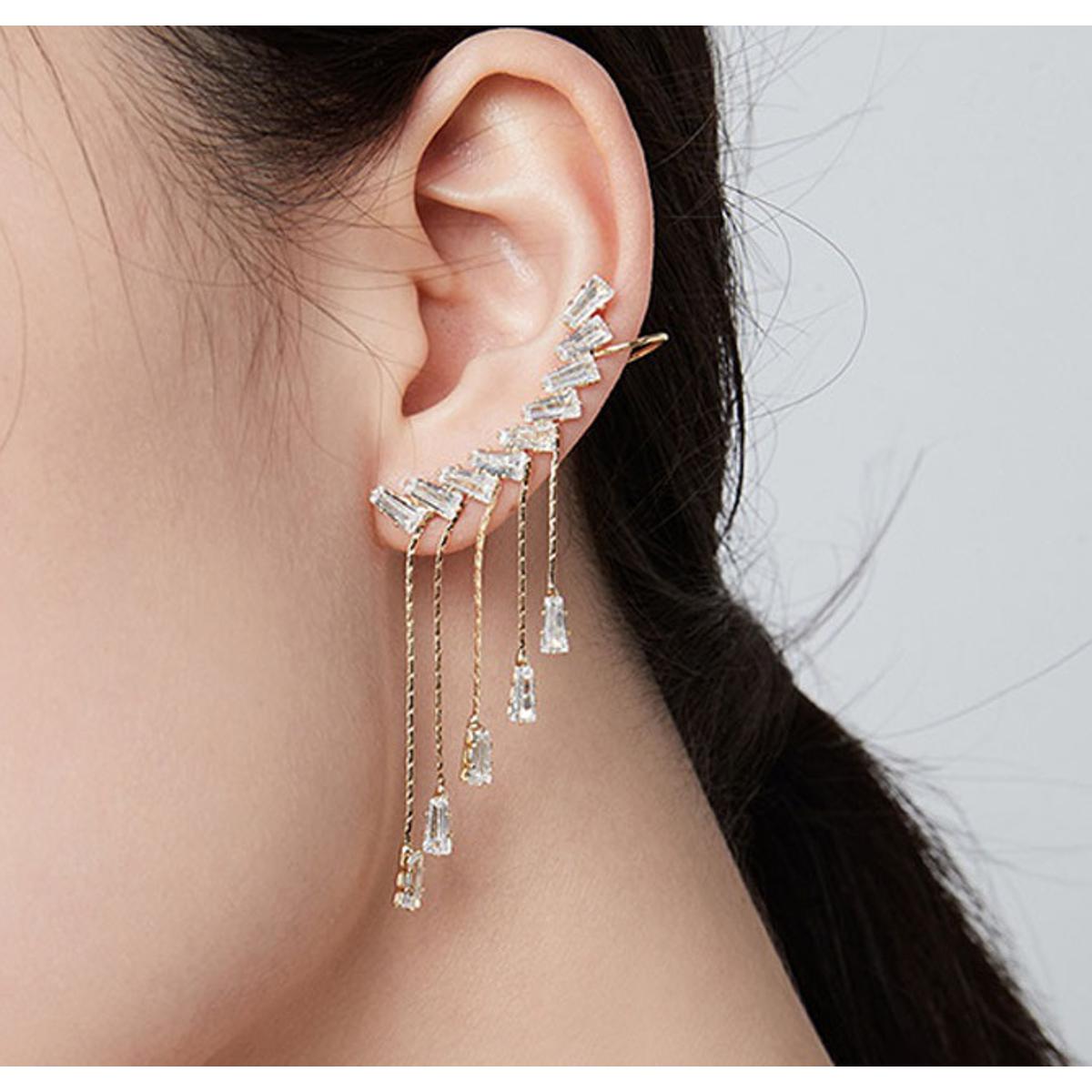 Pair Of High Quality Korean Tassel Ear Cuff Style & Elegant Stylish Earring
