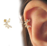 1 Piece Cartilage 6mm Long Helix 0.6mm Stud Crystal Tragus Piercing Earring – Accessories Online in Pakistan | Hanaya