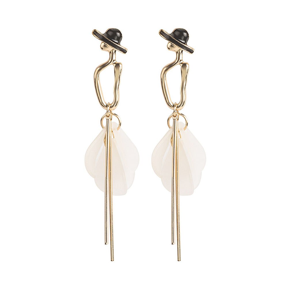 Classy Long Dangle Lady Women Tassel Trendy Party Fashionable Earring – Earrings Online in Pakistan | Hanaya