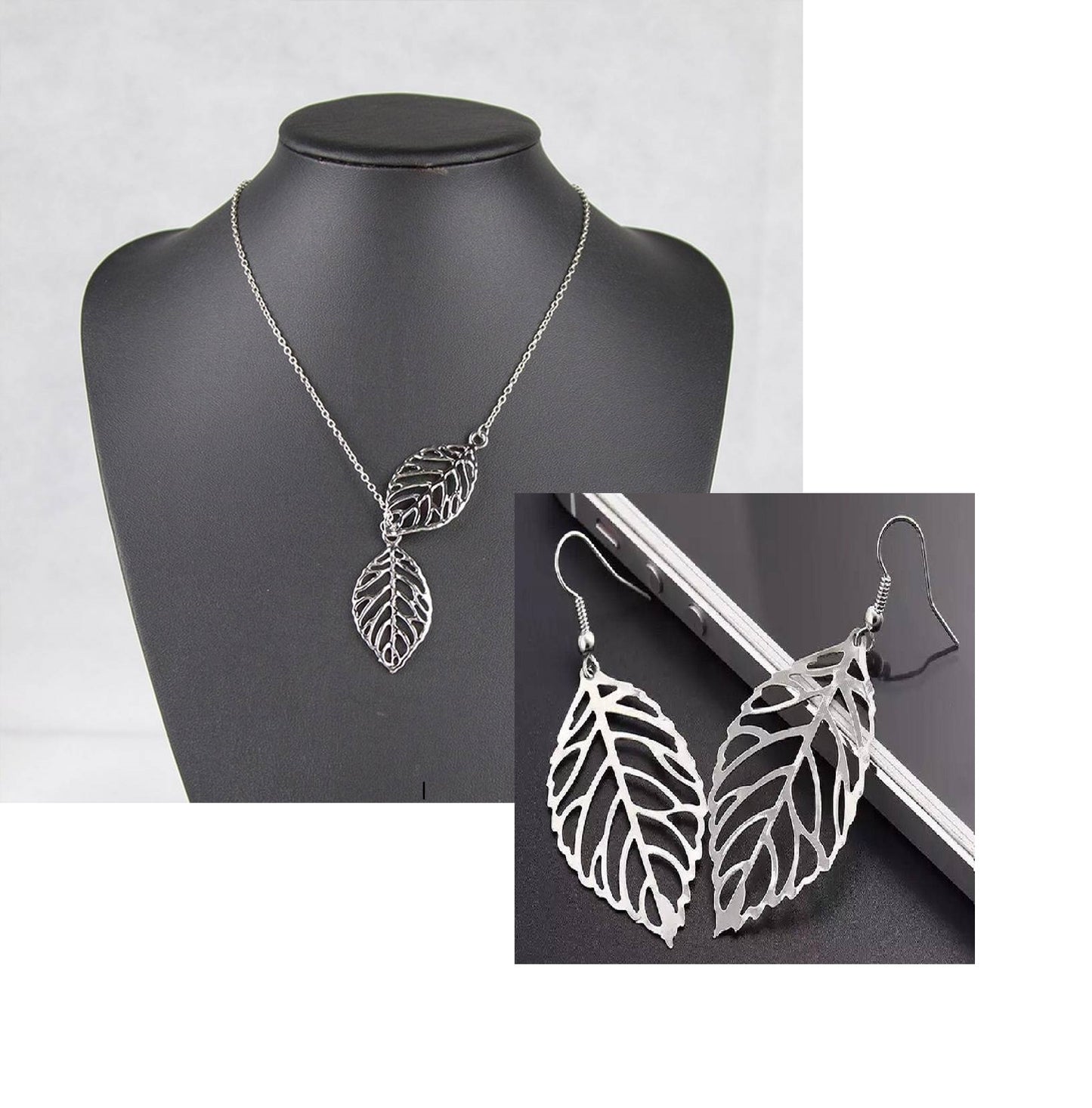 Pack Of Two Fashionable Classy Earring And Necklace For Women – Accessories Online in Pakistan | Hanaya