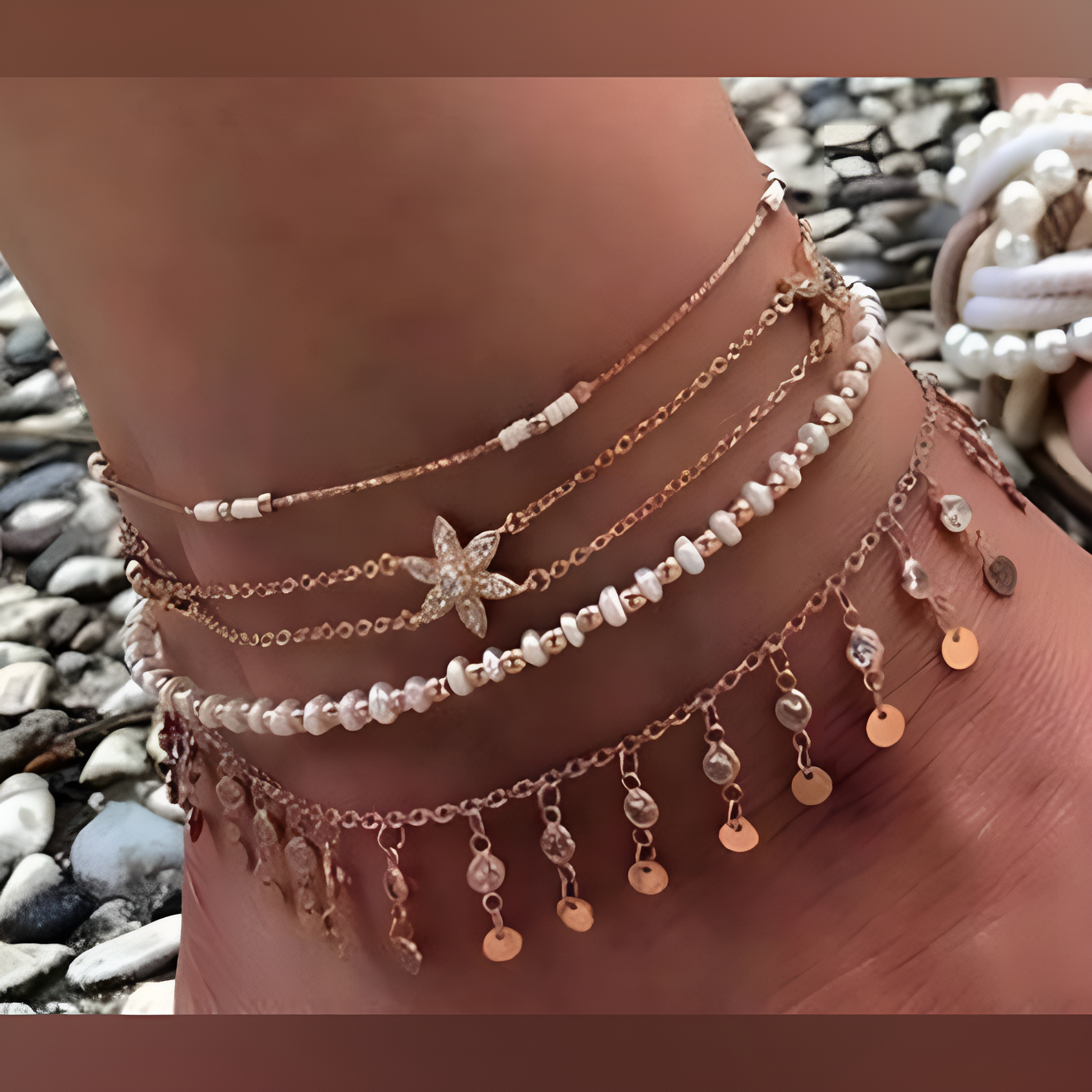 Women anklet – View 87 – Accessories | Hanaya Pakistan