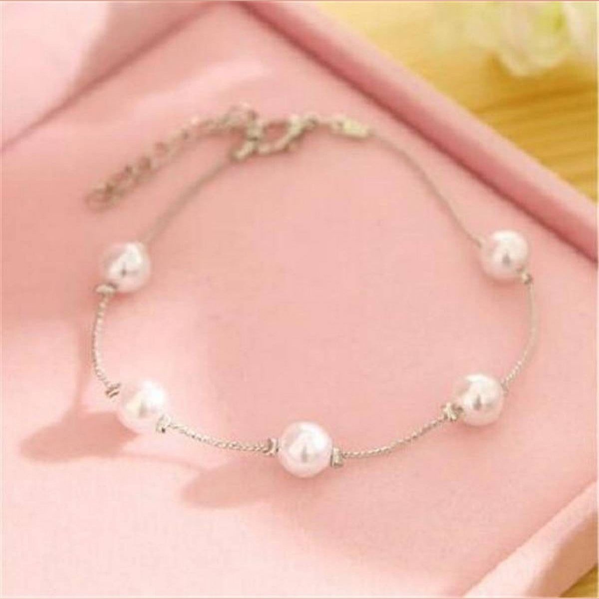 Delicate adjustable bracelet for girls — personalized name charm, cute and stylish jewelry gift