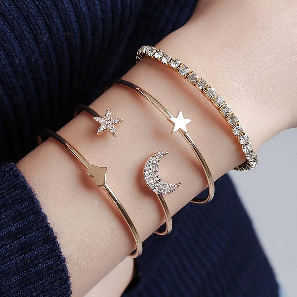 Anklet bracelet – View 75 – Accessories | Hanaya Pakistan
