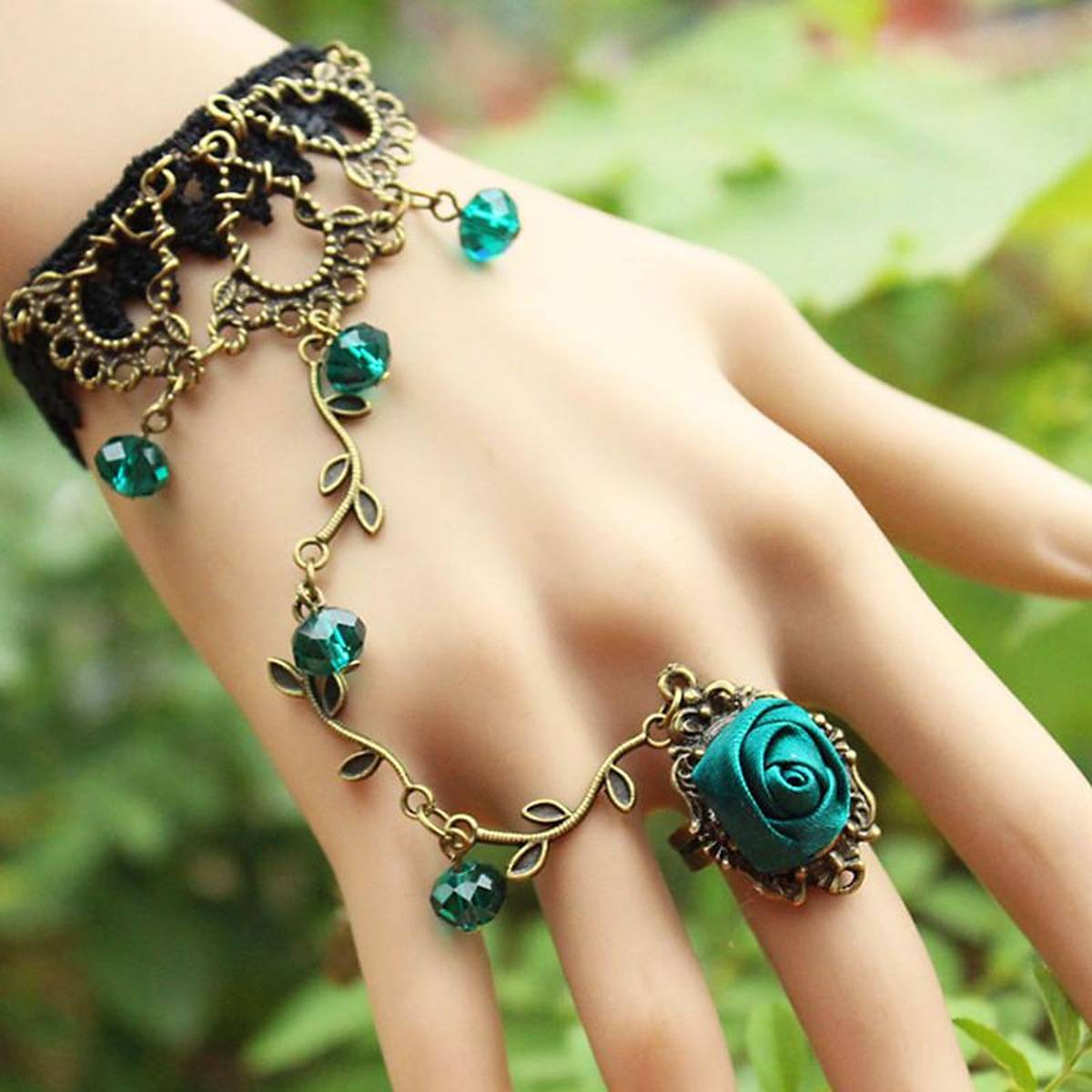 Stylish Choker Vintage Lace Bracelet Link