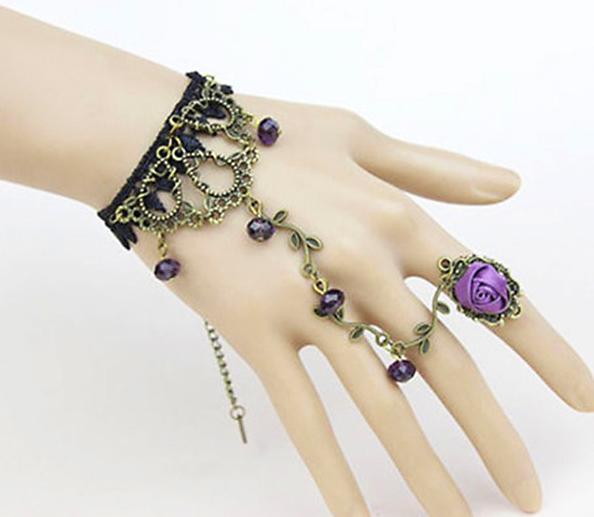 Turkish Style Choker Vintage Lace Bracelet Link Bracelet