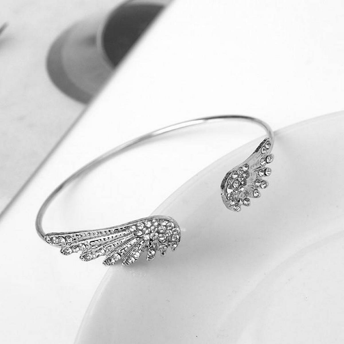 2 Pieces Angel Wings Bracelet Adjustable