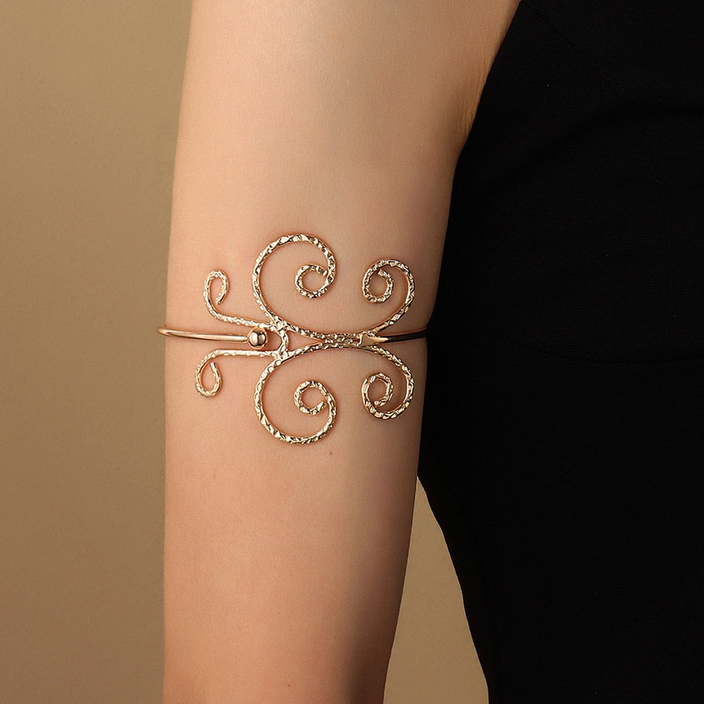 Trendy Upper-arm Armlet Classy Multi Layered Big Armlet