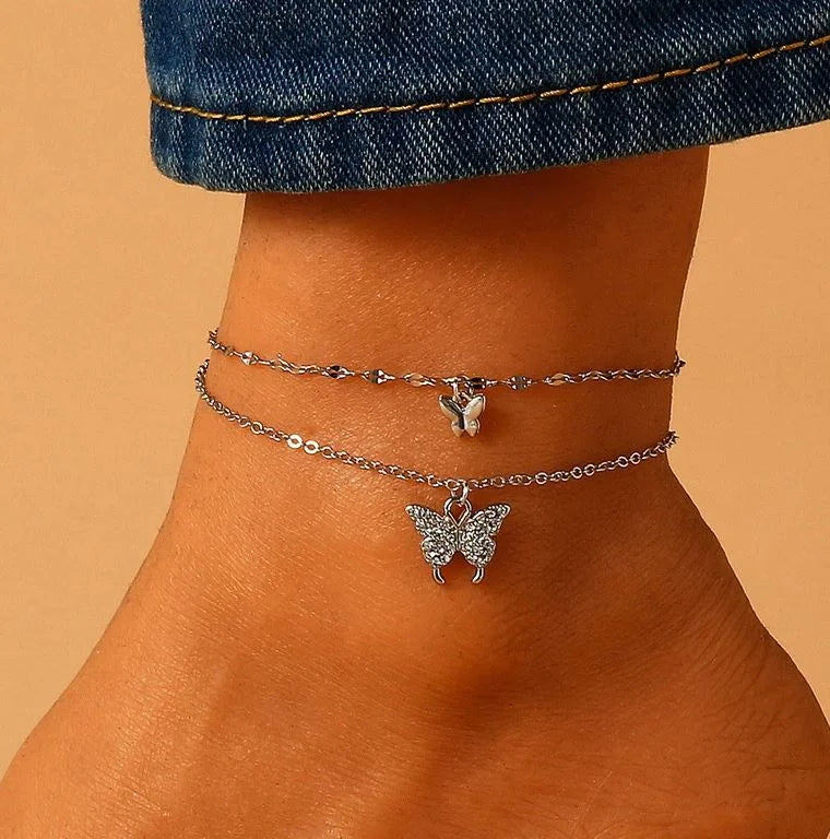 Anklet bracelet – View 136 – Accessories | Hanaya Pakistan