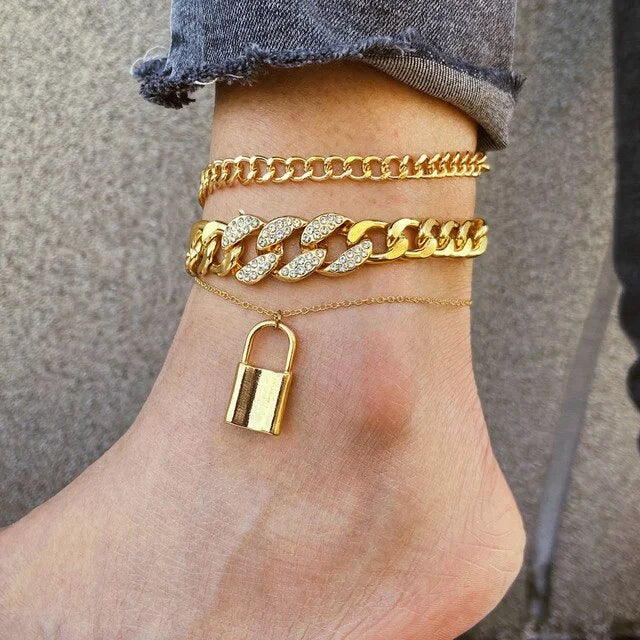 Anklet bracelet – View 138 – Accessories | Hanaya Pakistan