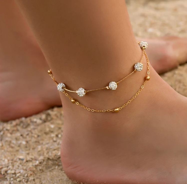 Anklet bracelet – View 140 – Accessories | Hanaya Pakistan