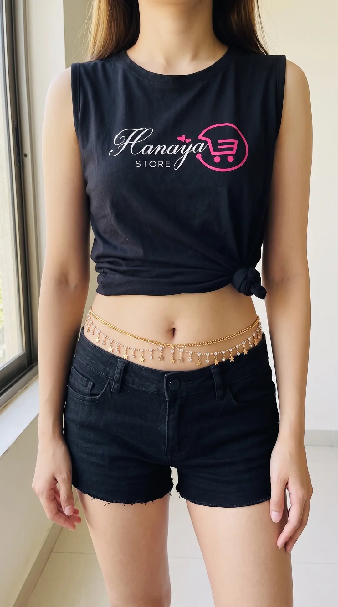 Rhinestone Heart Waist Chain Women Belts Women Belts for Frock Women – Body Chain Belly Chain Bridal Body Jewelry Pakistan | Hanaya Store