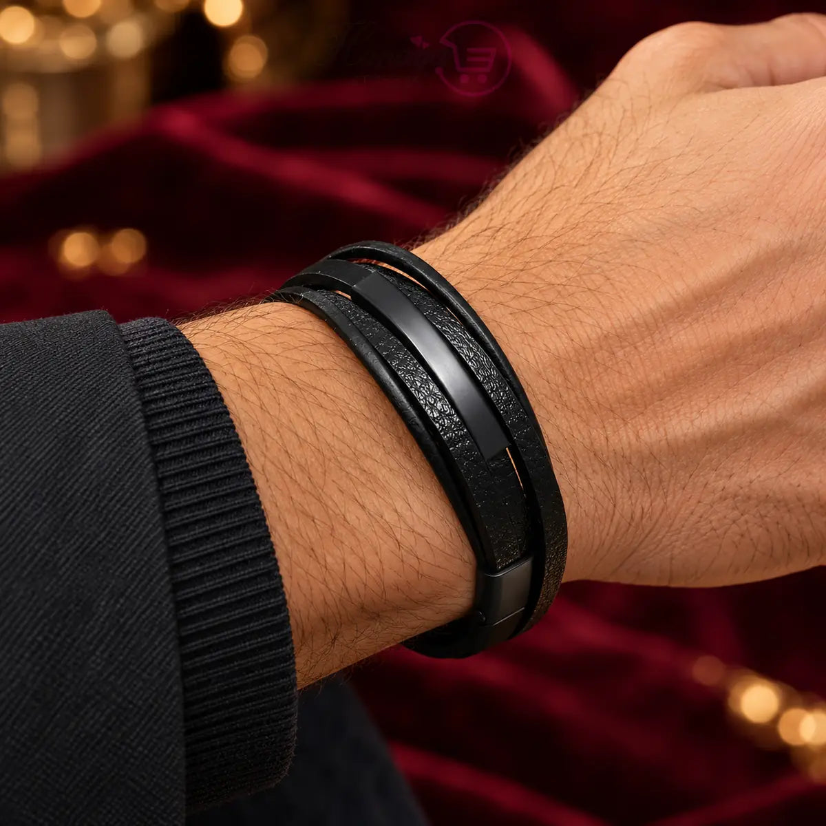 Premium Cuff Bracelet Style Bracelet Stylish Multilayer Braided Leather Bracelets Wristband for Men Couples Jewelry Gift