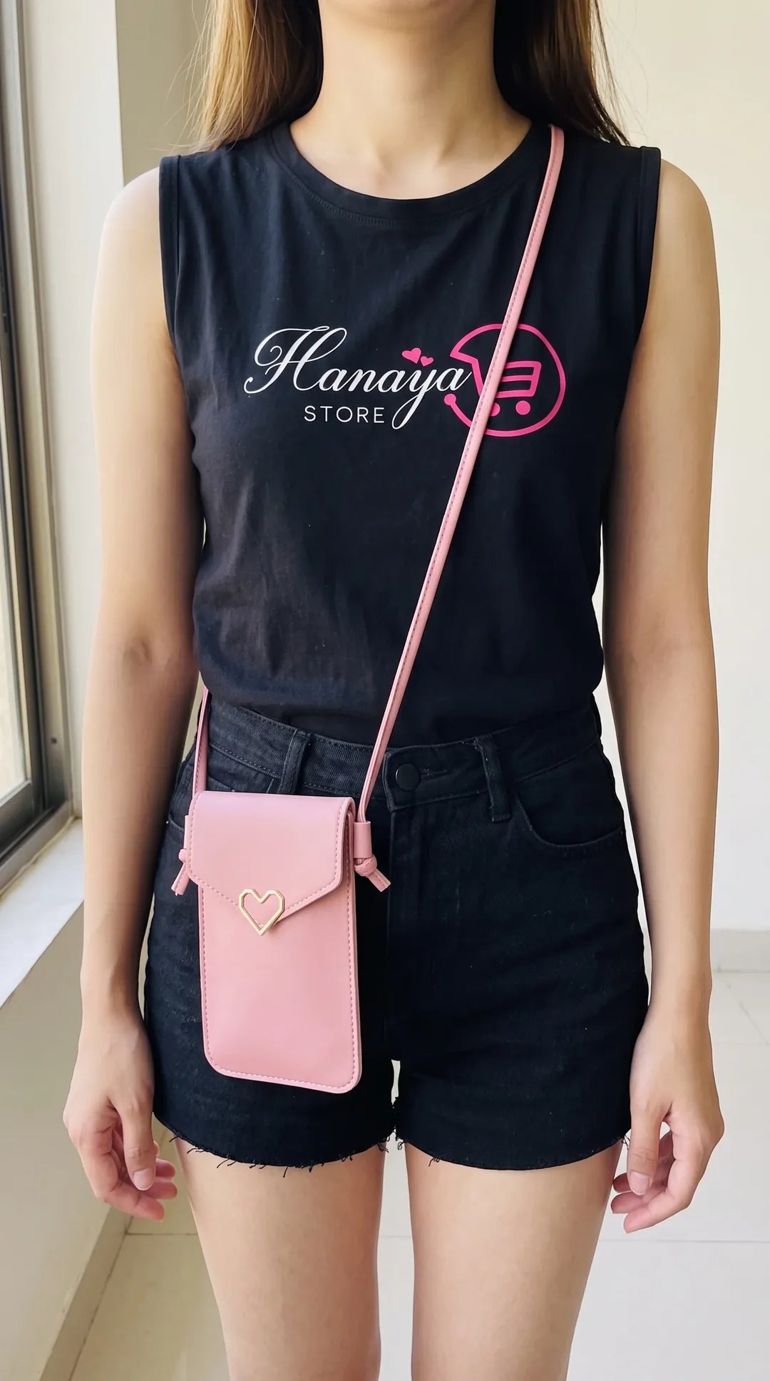 Women Pu Leather Cell Phone Bag Transparent Shoulder Handbag Clutch Wallet Purse with Card Holders Mini Crossbody Mobile Wallet – Mini Handbag Ladies Sling Clutch Bag Pakistan | Hanaya Store